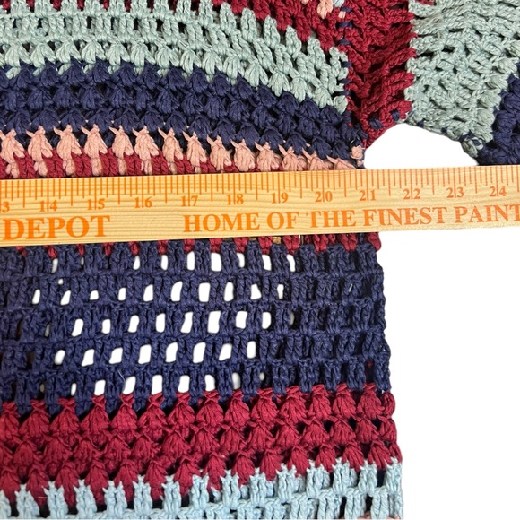 Show Me Your Mumu Stripe Knit Paula Pullover Color Block Size Small - Picture 4 of 6